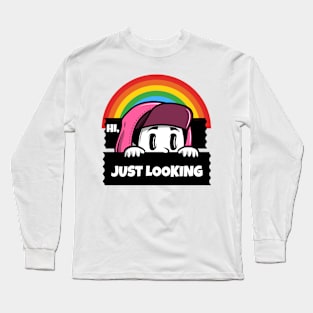 Just Looking Long Sleeve T-Shirt